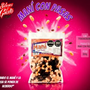 Maní con Pasas
